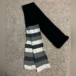Women’s Striped Tights Black and White and Gray (FREE)
